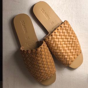 COPY - St. Agni. Corfu woven slides -Almond size …